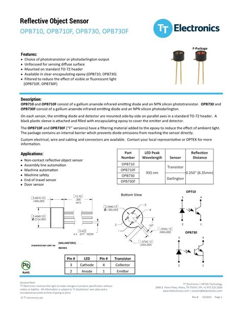 mouser datasheet|Phototransistors Datasheets – Mouser India.